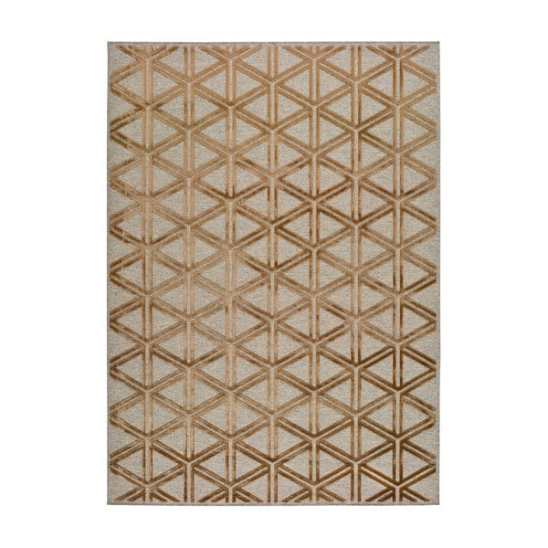 Sivo-oranžový koberec Universal Lana Triangle, 120 x 170 cm