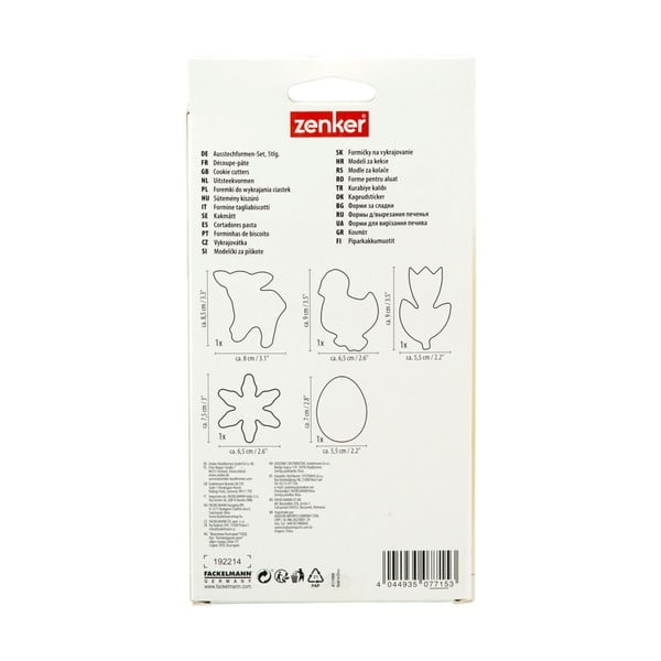 Súprava 5 veľkonočných vykrajovadiel Zenker Spring-image-2