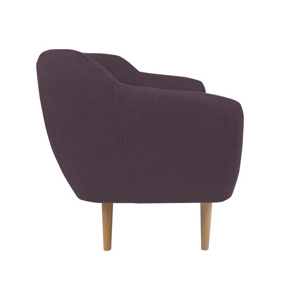 Žltá dvojmiestna pohovka so svetlými nohami Mazzini Sofas Sicile-image-2