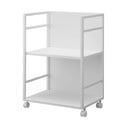 Biely kovový pojazdný regál 42x60 cm Tower – YAMAZAKI
