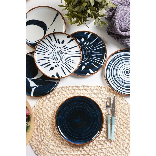 Dezertné porcelánové taniere v súprave 6 ks ø 21 cm Mirabel – Hermia-image-1