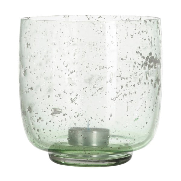 Zelený sklenený svietnik A Simple Mess, ⌀ 13 cm