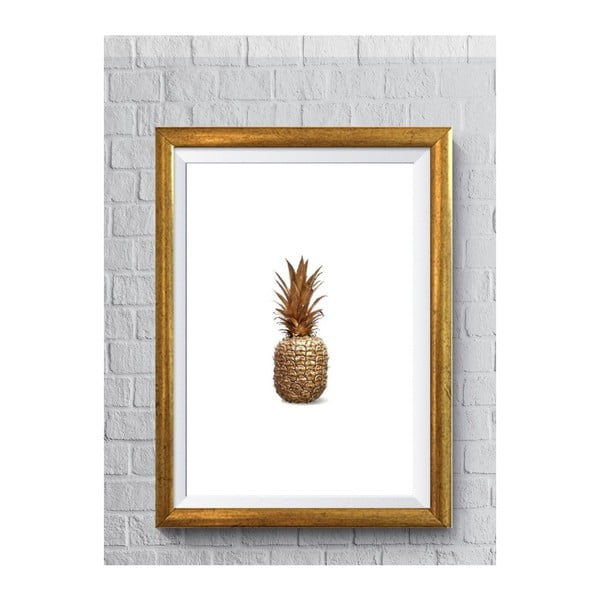 Plagát v ráme Piacenza Art Pineapple, 30 × 20 cm