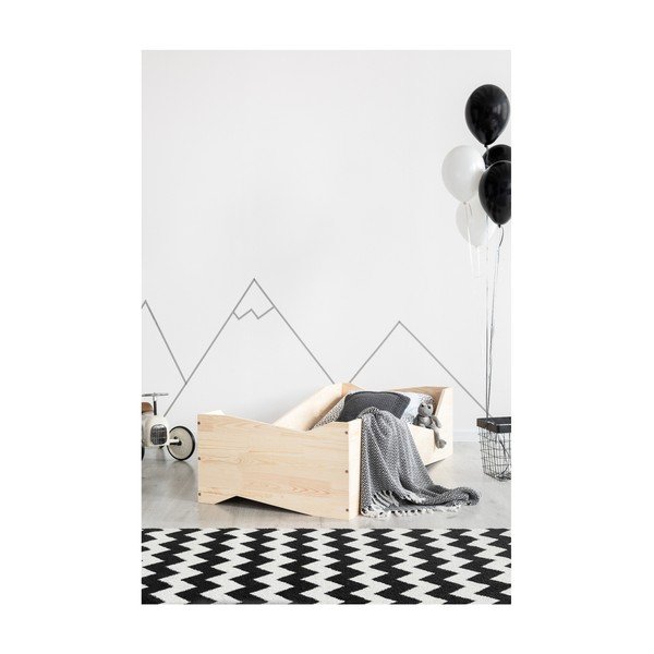 Detská posteľ z borovicového dreva Adeko BOX 5, 80 × 170 cm-image-1