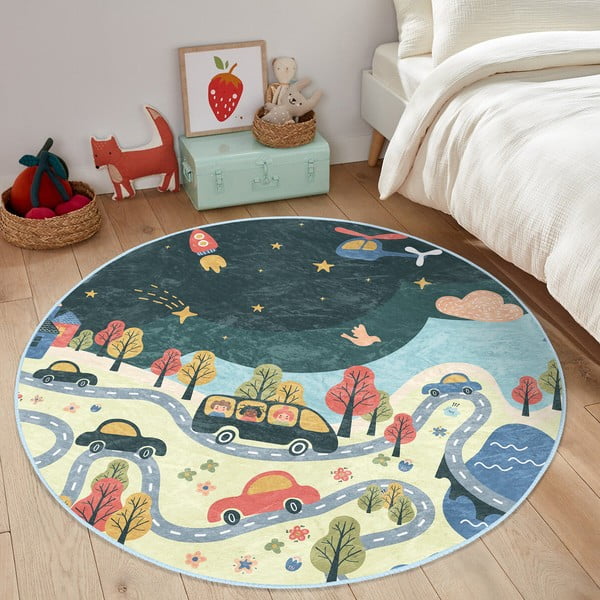 Detský koberec ø 80 cm Comfort – Mila Home-image-4