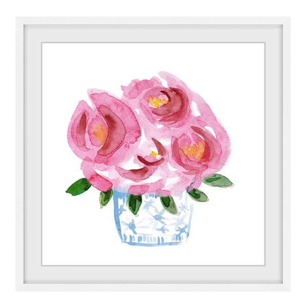 Obraz na plátne Marmont Hill Wild Roses, 41 × 41 cm