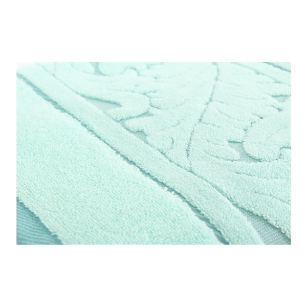 Set mentolovozeleného bavlneného uteráka a osušky Foutastic-image-1