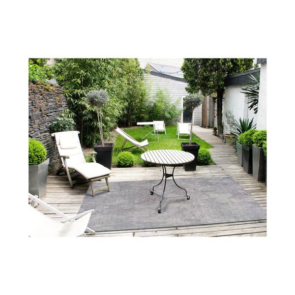 Sivý koberec vhodný aj do exteriéru Universal Betty Silver Marro, 80 × 150 cm-image-1