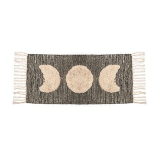 Ružovosivý koberec s prímesou bavlny Sass & Belle Moon Phases, 80 x 45 cm