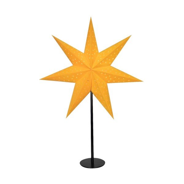 Čierno-oranžová vianočná svetelná dekorácia Clara – Markslöjd