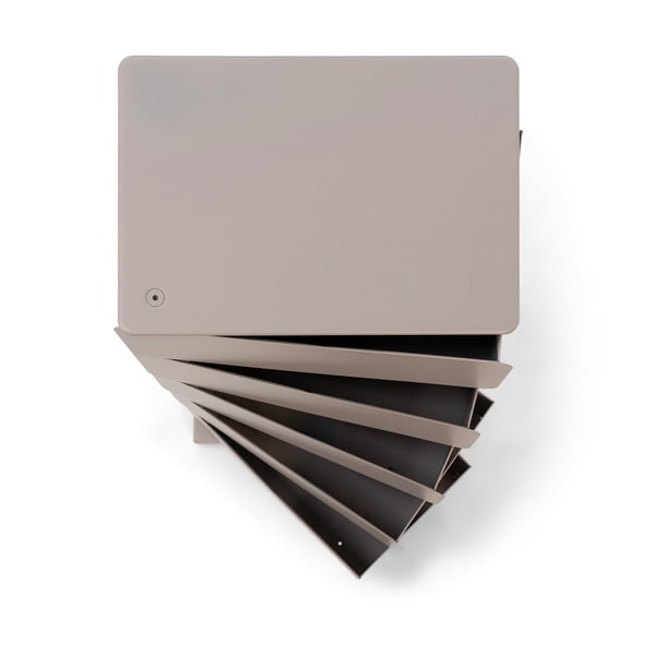 Taupe kovová komoda 37x72x26 cm Joey – Spinder Design-image-3