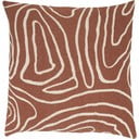 Hnedá bavlnená dekoratívna obliečka na vankúš Westwing Collection Nomad, 45 x 45 cm