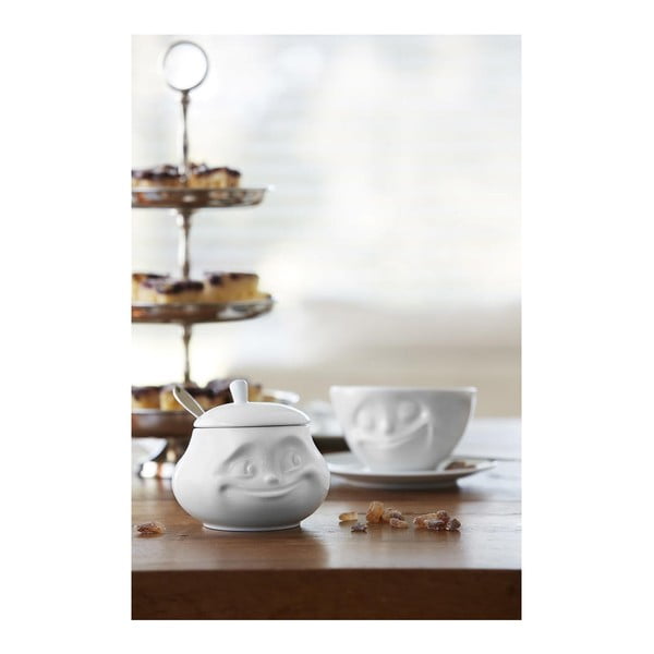 Biela usmievavá cukornička z porcelánu 58products-image-1