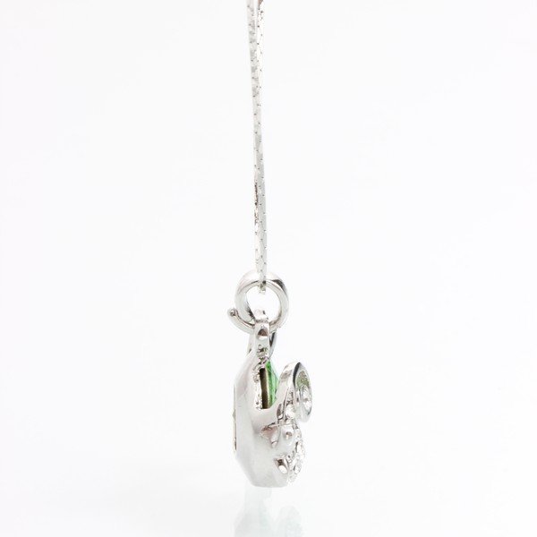 Náhrdelník so Swarovski Elements, zelená rybka-image-1