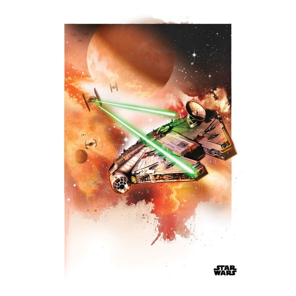 Nástenná ceduľa Star Wars - The Millennium Falcon