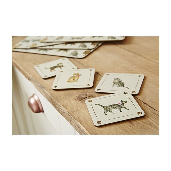 Sada 3 bavlnených utierok Cooksmart ® Cats on Parade-image-2