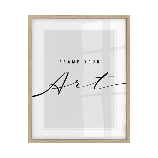 Rámček na stenu v prírodnej farbe 32x42 cm Beech – knor-image-1