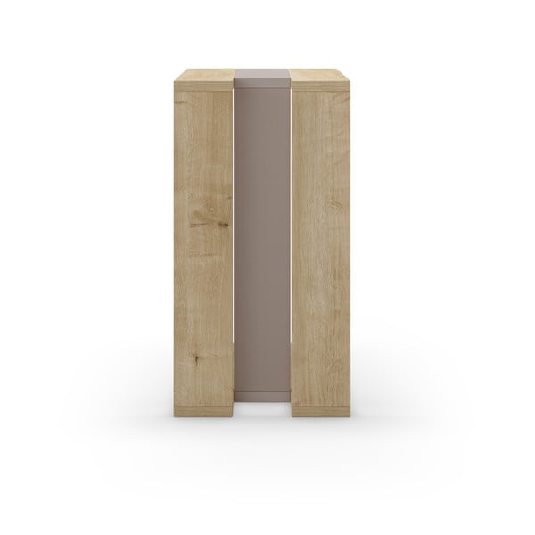 Odkladací stolík v dekore duba 40x30 cm Macha – Marckeric-image-4