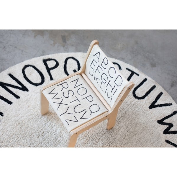 Detská stolička v béžovo-prírodnej farbe ABC – Lorena Canals-image-4