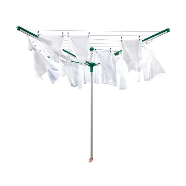 Vonkajší sušiak na bielizeň v striebornej farbe 60 m Linomatic 600 Deluxe Cover – LEIFHEIT-image-4