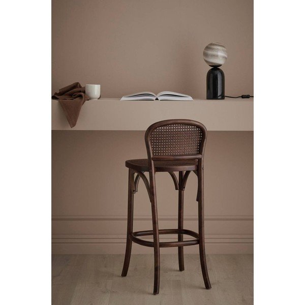 Tmavohnedá ratanová barová stolička (výška sedadla 67 cm) Today – Ellos Home-image-1