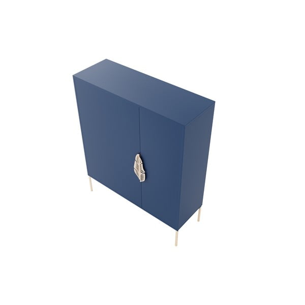 Tmavomodrá skrinka na topánky Skandica Merlin-image-3