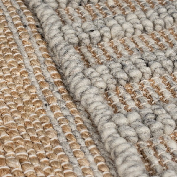 Behúň vo svetlosivej a prírodnej farbe 60x230 cm Medina – Flair Rugs-image-4