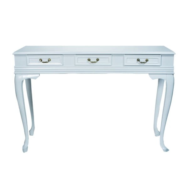 Konzolový stolík Genova White, 120x40x82 cm