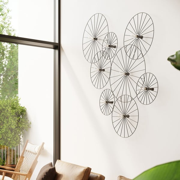 Čierne stropné svietidlo ø 60 cm Soho - Sollux-image-2