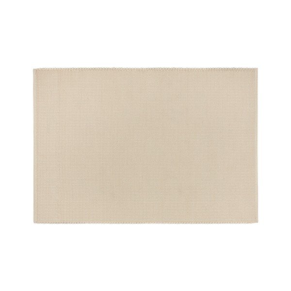 Béžový ručne tkaný vlnený koberec 140x200 cm Talo – noo.ma