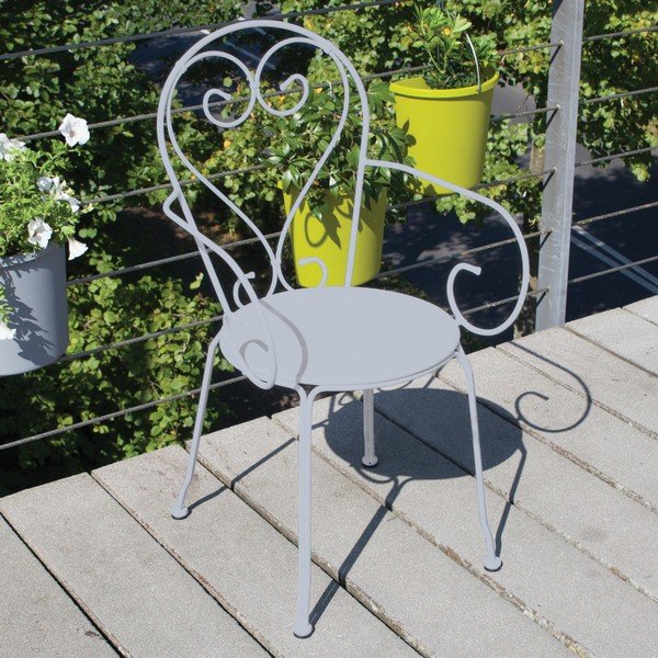 Sivá stolička na balkón Esschert Design Nature-image-1