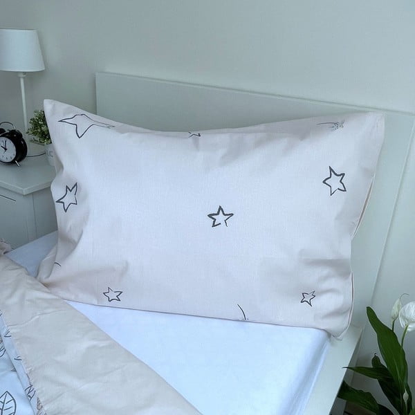 Svetložlté bavlnené detské obliečky so svietiacim efektom na jednolôžko 140x200 cm Lion King "Best friends" – Jerry Fabrics-image-3