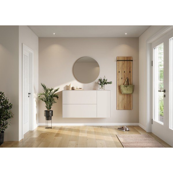 Krémová závesná skrinka na topánky 137x78x41 cm – Germania-image-4