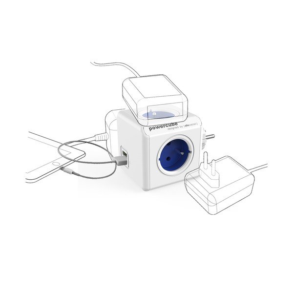 Rozbočovacia zásuvka PowerCube Original USB – Cubenest-image-2