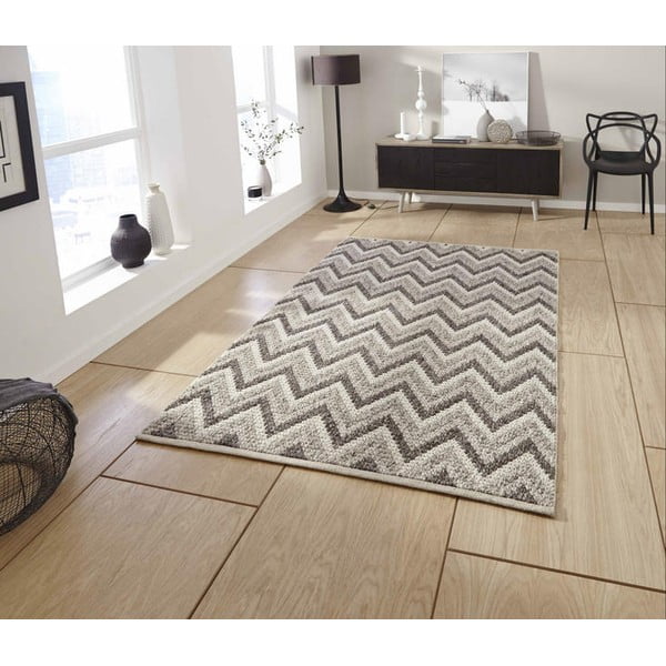 Ručne tkaný koberec Think Rugs Alpha Natural, 120 x 170 cm