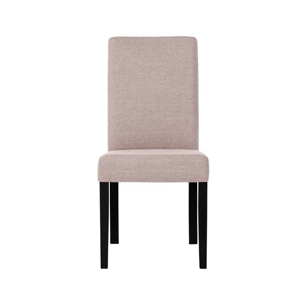 Púdrovoružová stolička s čiernymi nohami Ted Lapidus Maison Tonka-image-3