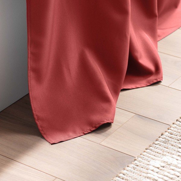 Červený záves 140x180 cm Essentiel – douceur d'intérieur-image-3