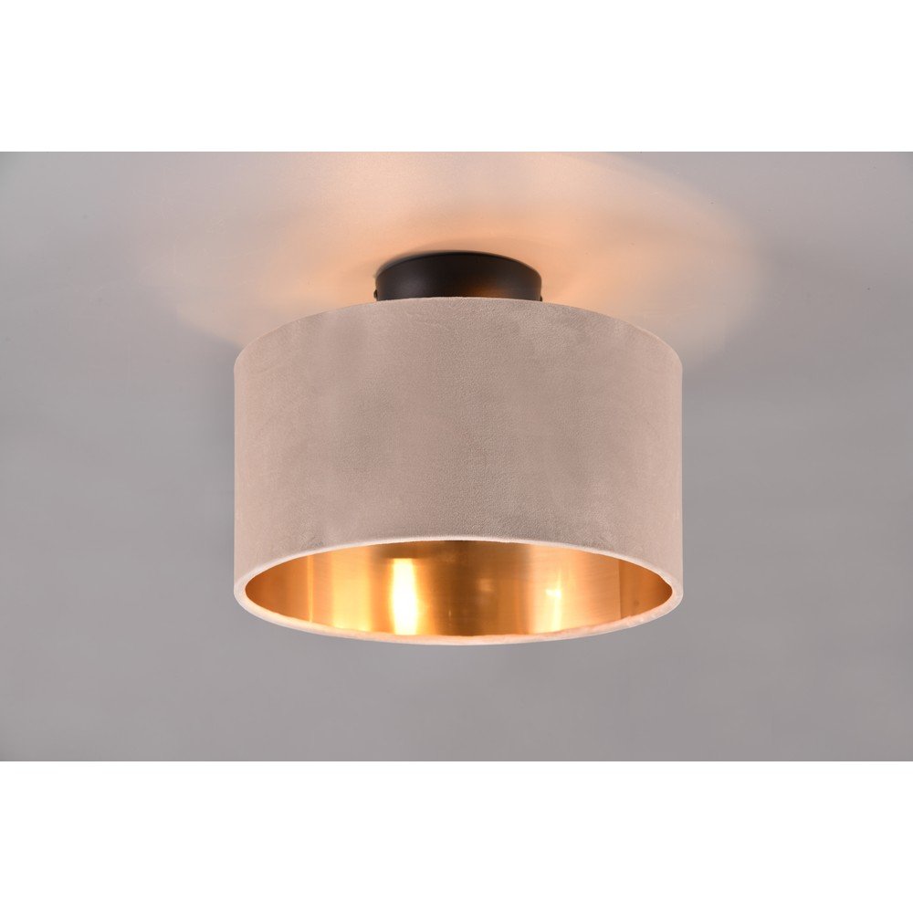 Čierno-béžové stropné svietidlo ø 30 cm Julieta – Trio