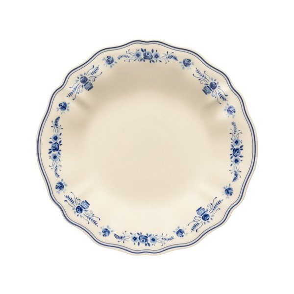 Modrý/béžový hlboký  kameninový tanier ø 24,5 cm Vila – Costa Nova