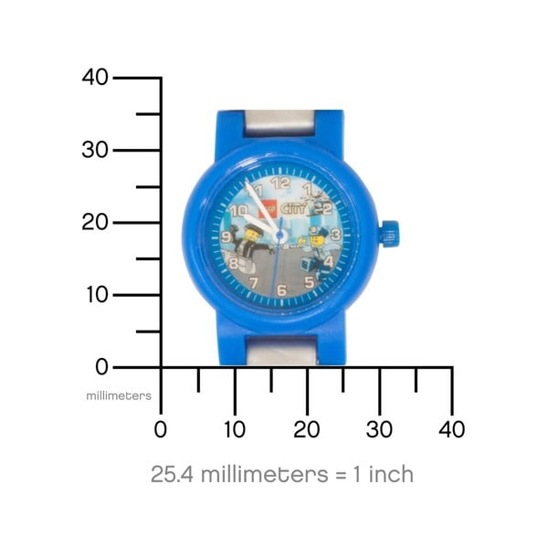 Detské hodinky s figúrkou LEGO® City Police Officer-image-4