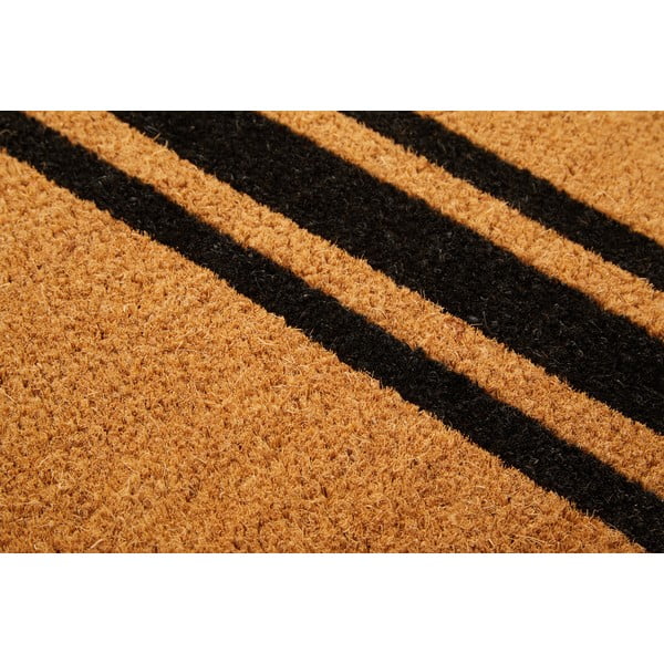 Rohožka z kokosového vlákna 55x125 cm Black Stripe – Premier Housewares-image-1
