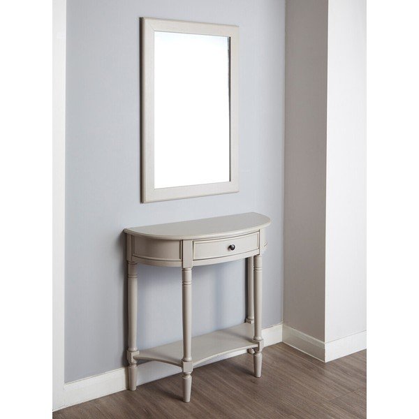 Sivý konzolový stolík z borovicového dreva 33x81 cm Heritage – Premier Housewares-image-3