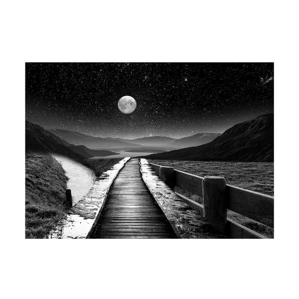 Sklenený obraz 120x80 cm Moon path - Styler