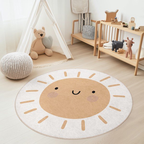 Prateľný detský koberec ø150 cm Sunny World – Mila Home-image-4