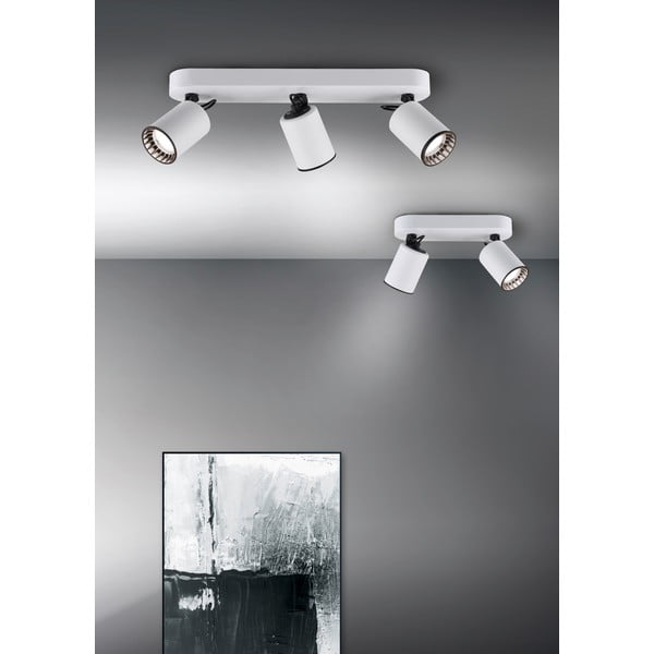 Biele bodové svietidlo ø 6 cm Pago – Trio-image-1