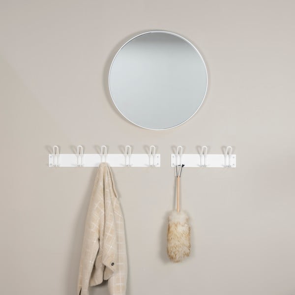 Biely kovový nástenný vešiak 70 cm Miles – Spinder Design-image-1