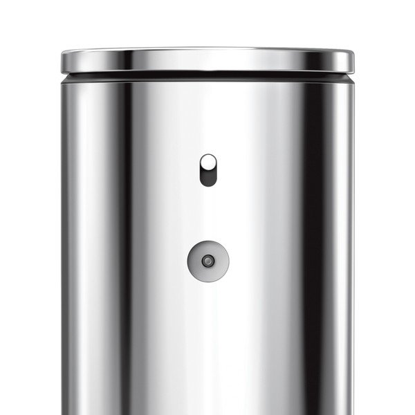 Bezdotykový oceľový dávkovač mydla v lesklej striebornej farbe 266 ml – simplehuman-image-4