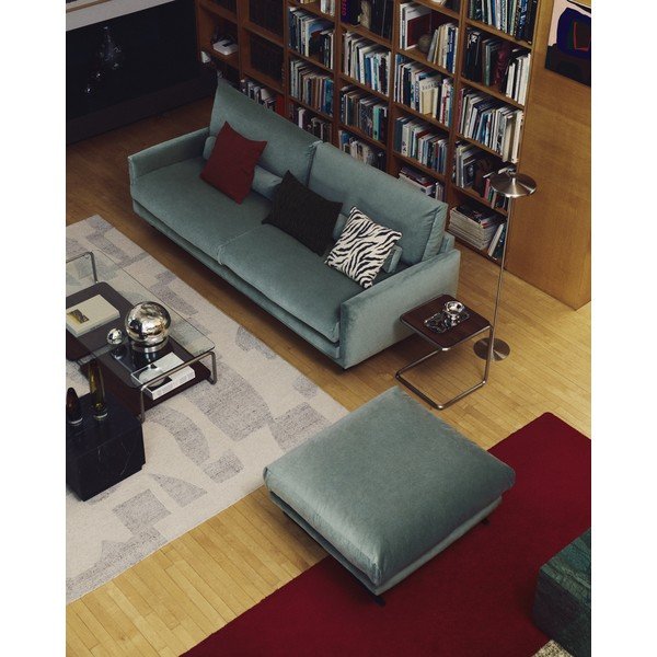 Stojacia lampa v striebornej farbe s kovovým tienidlom (výška  130 cm) Nuvira – Kave Home-image-4