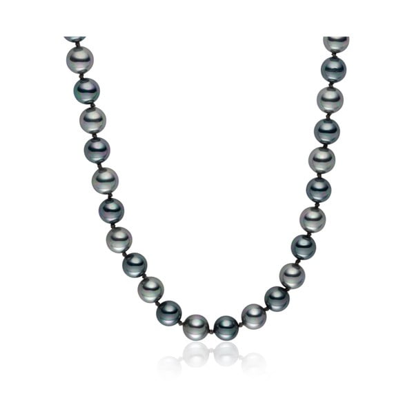 Perlový náhrdelník Pearls Of London Mystic Silver, 42 cm