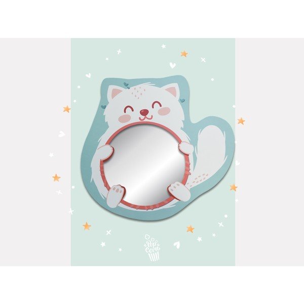 Nástenné zrkadlo ø 20 cm Kitty – Mioli Decor-image-2